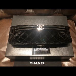 Chanel Timeless Clutch patent leather